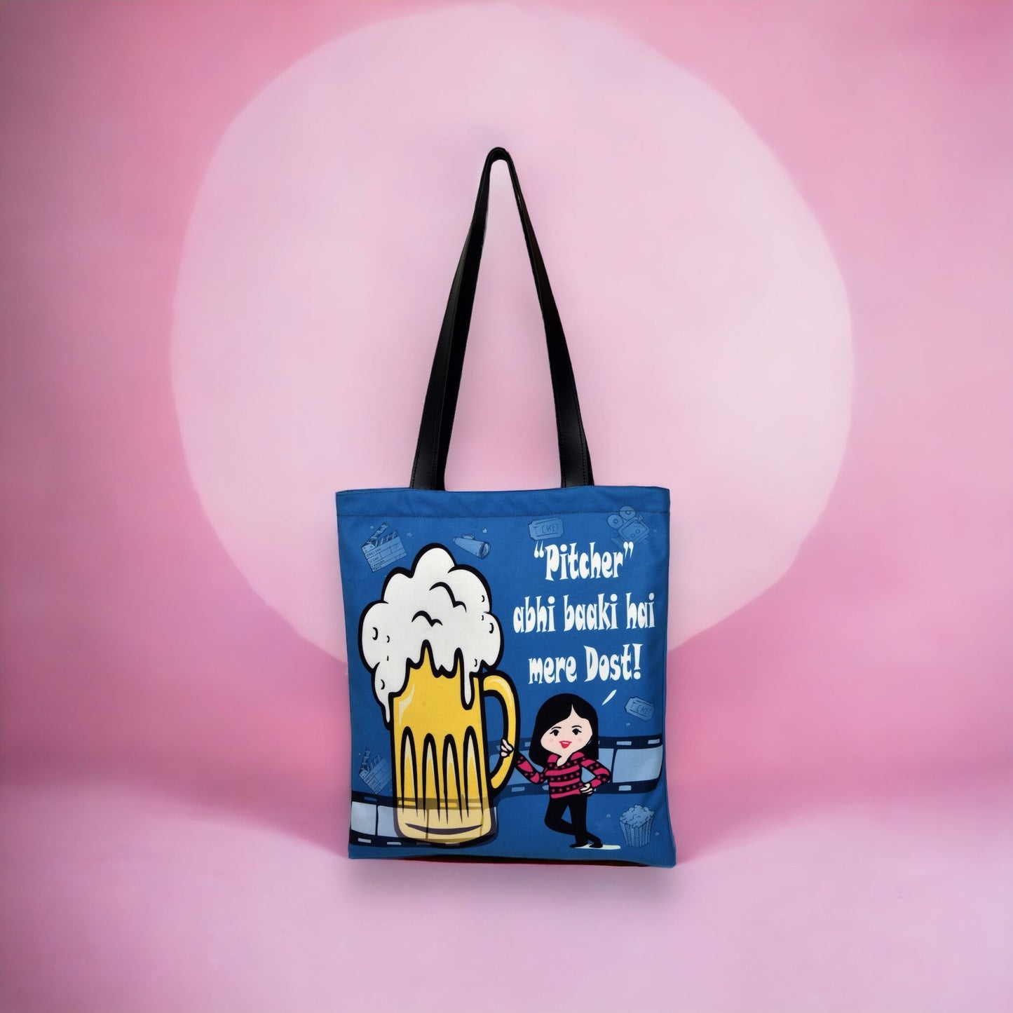 Pitcher Tote bag. Beer Tote Bag. Drama queen. Drama queen bag. Tote bag