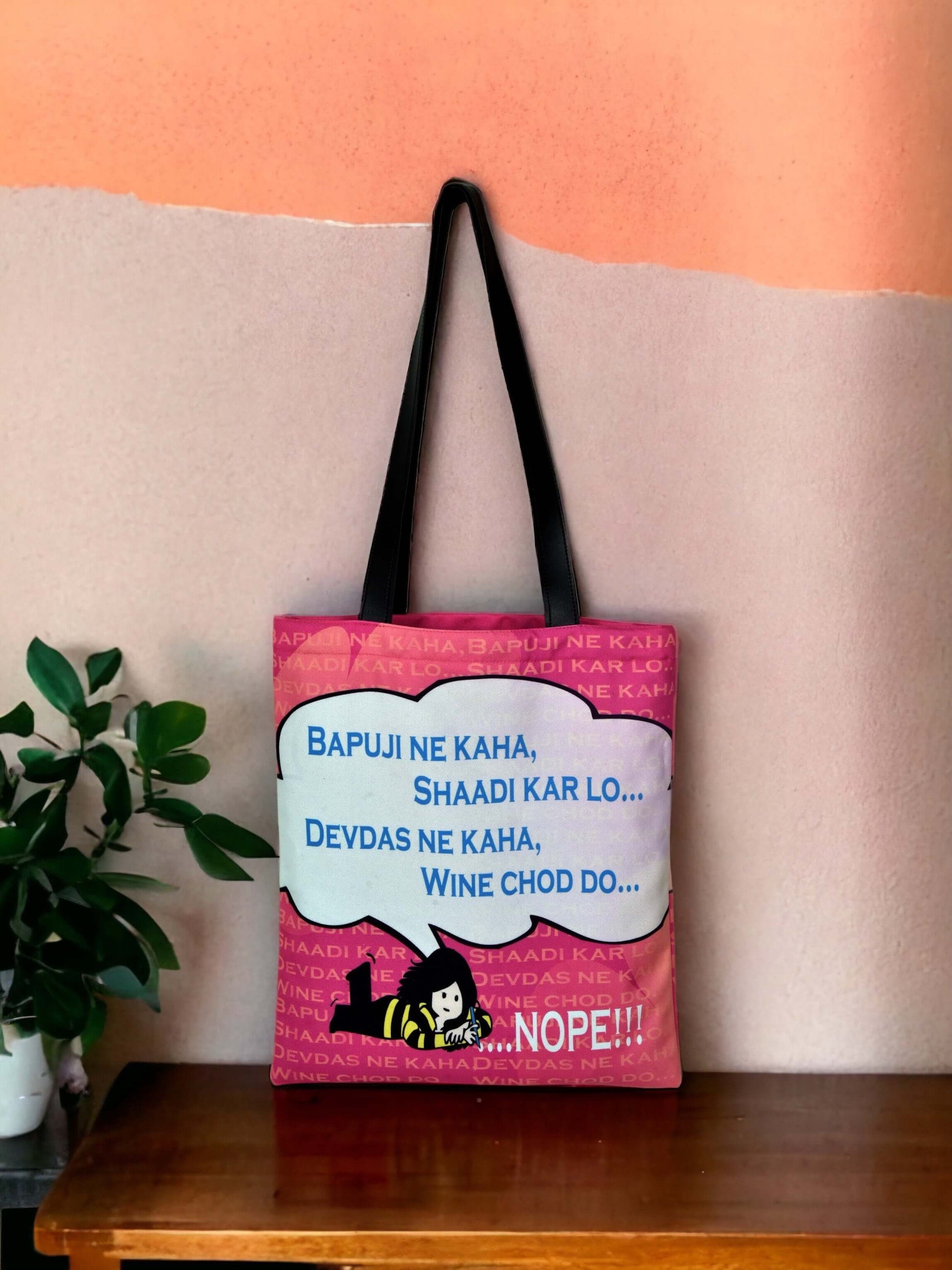 Devdas Tote Bag. Devdas Rant Tote Bag. Drunken Love Tote bag. Love Tote Bag Drama queen. Drama queen bag