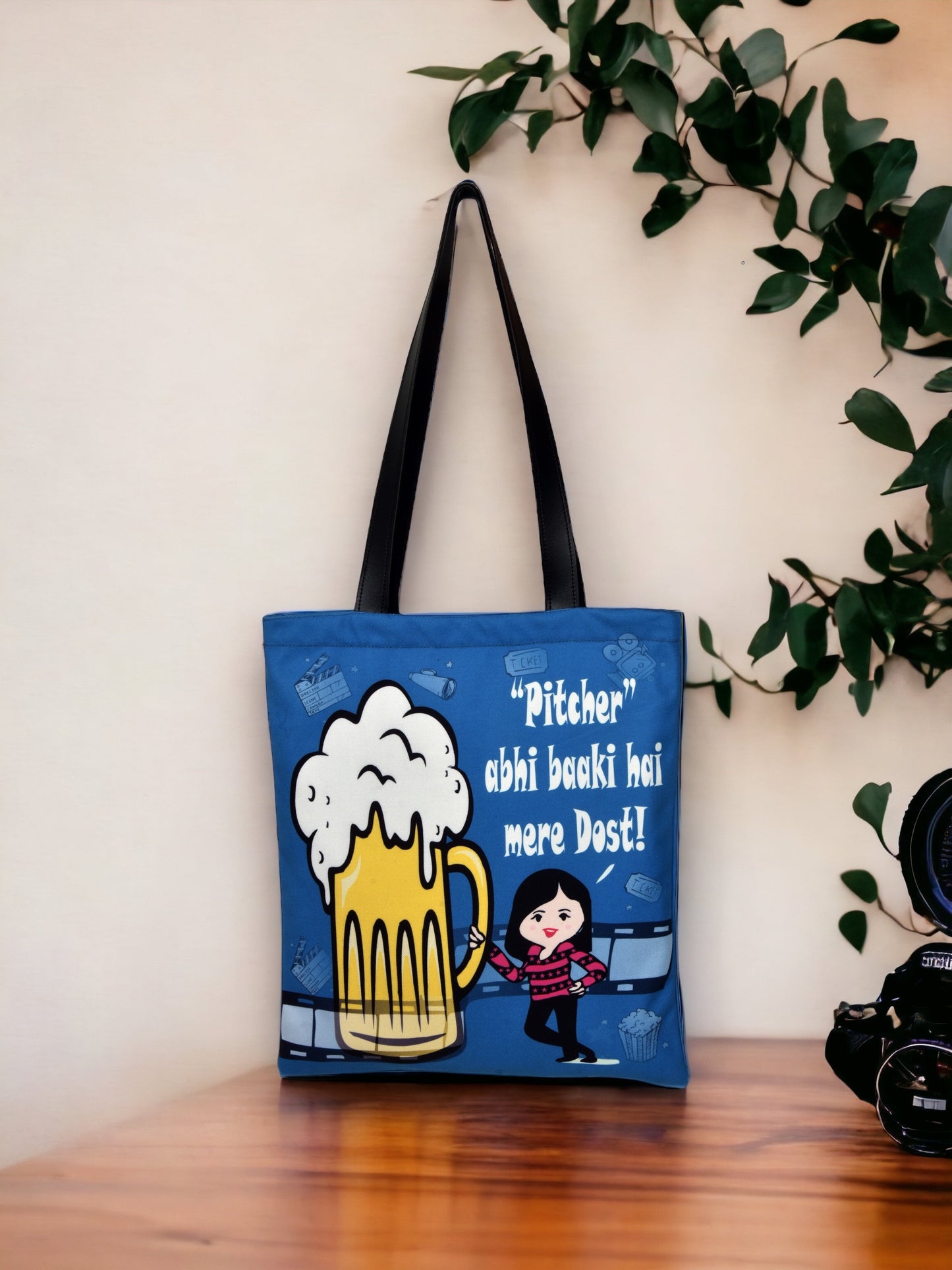 Pitcher Tote bag. Beer Tote Bag. Drama queen. Drama queen bag. Tote bag