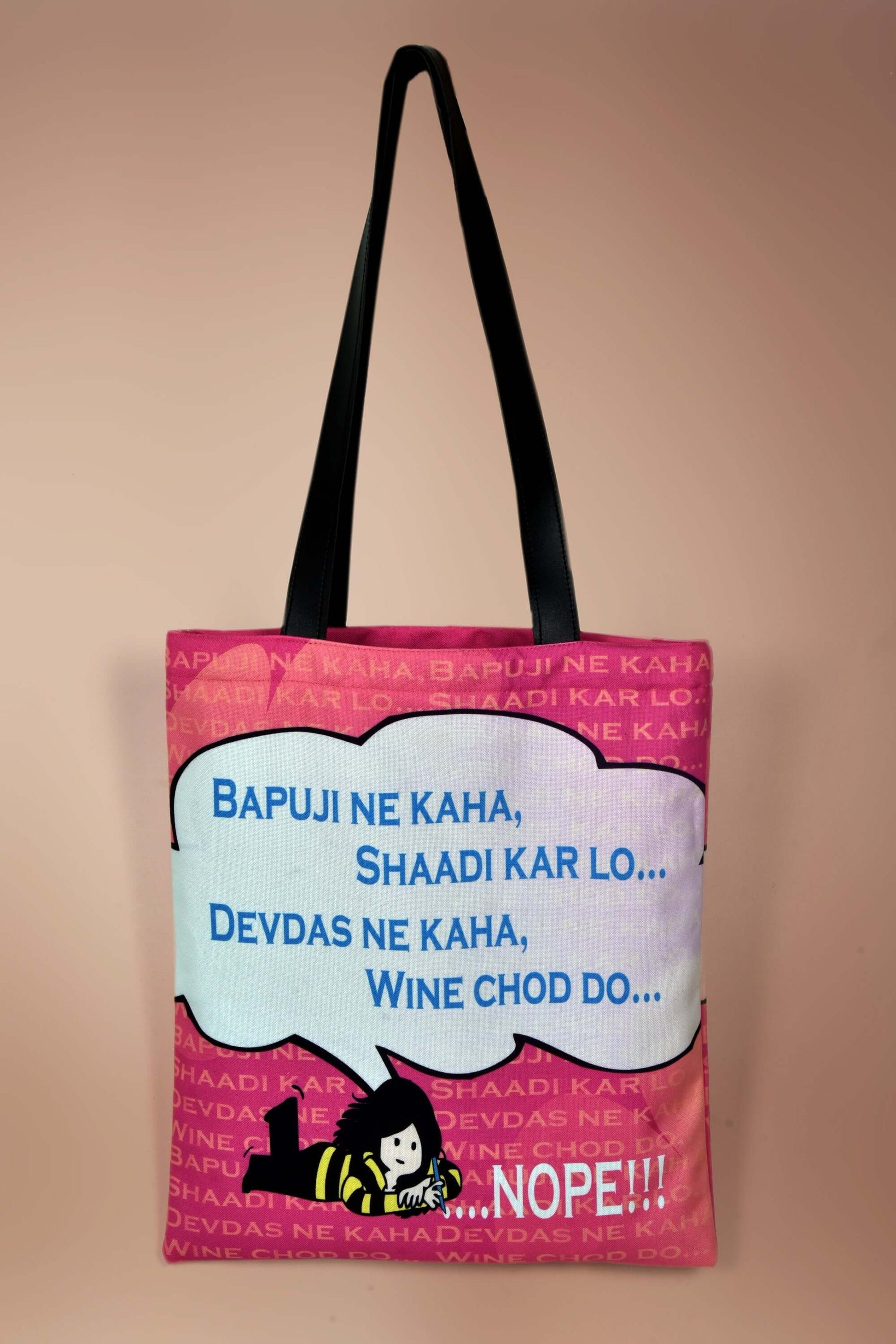 Devdas Tote Bag. Devdas Rant Tote Bag. Drunken Love Tote bag. Love Tote Bag Drama queen. Drama queen bag