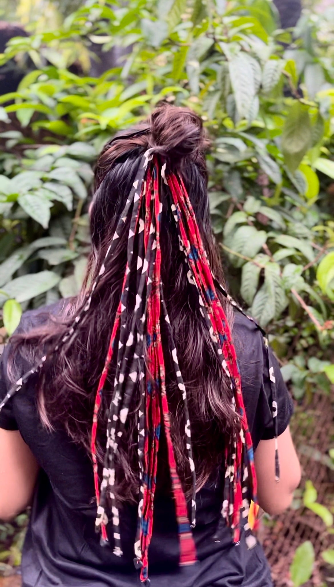 Red & Black Boho Threads